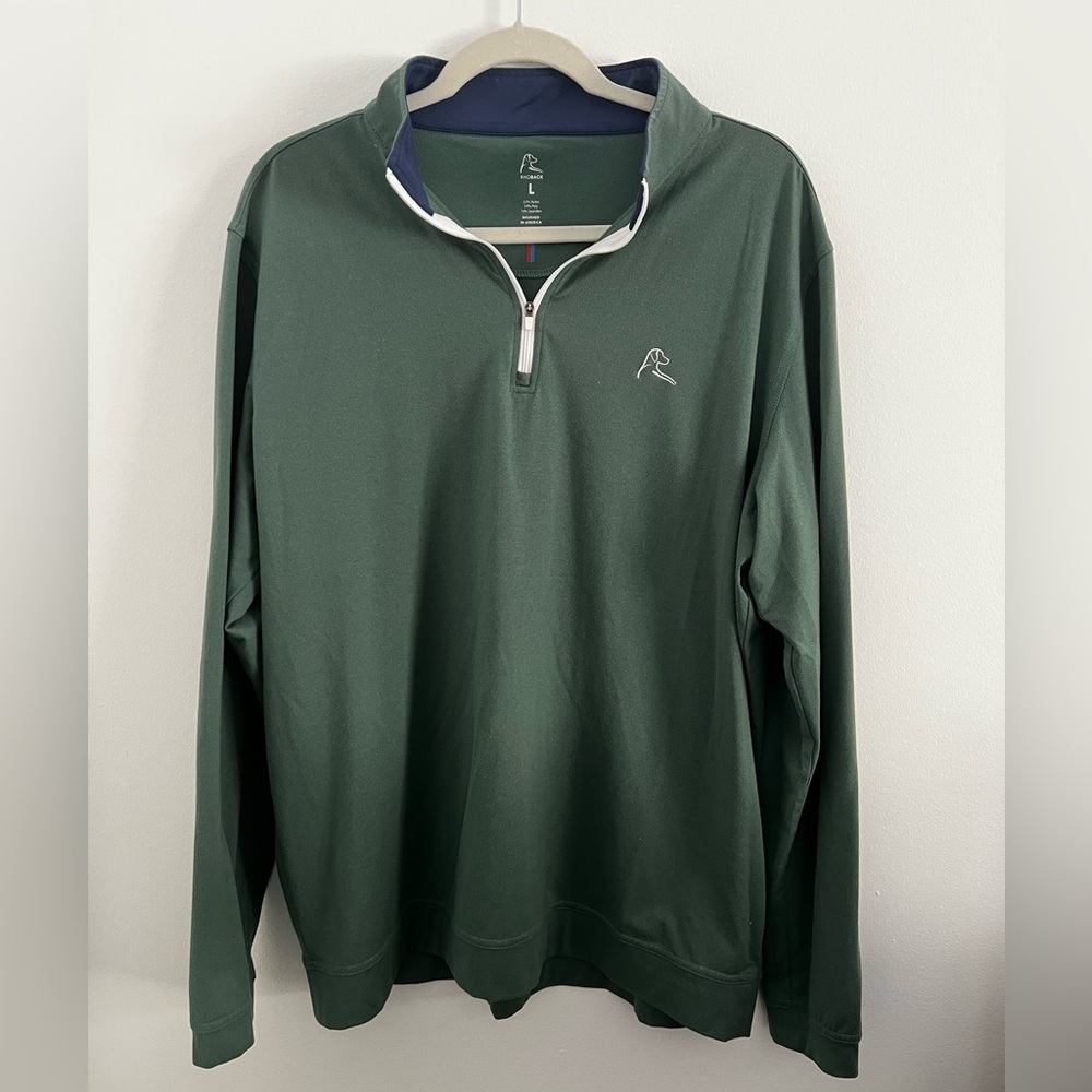 Rhoback 1/4 Zip - Green
